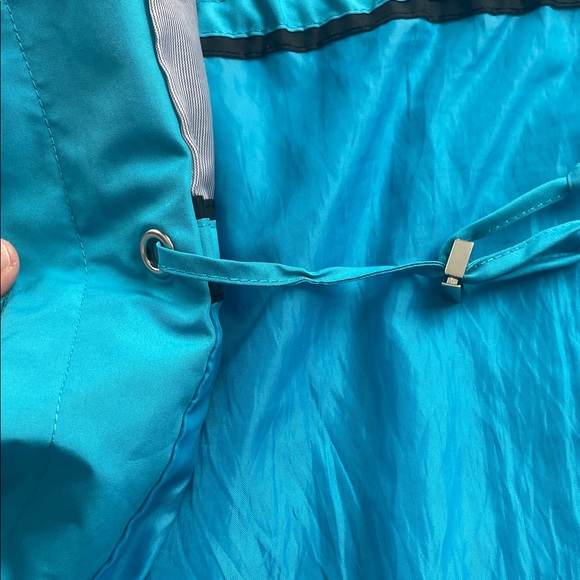 Weather Tamer Teal Button-Up Jacket - Picture 9 of 12